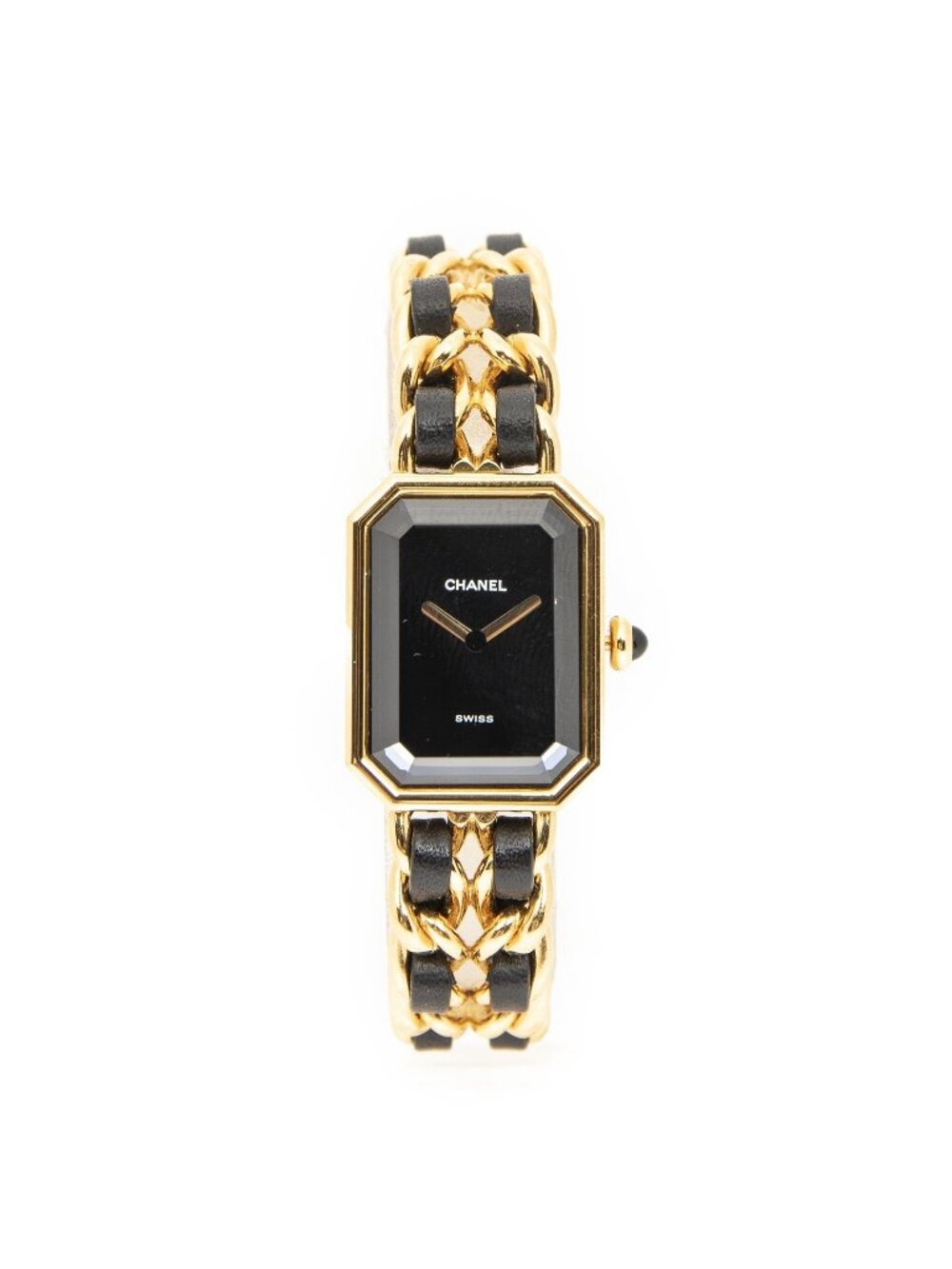 Chanel Premiere Black Gold Plated Shoulder Bag